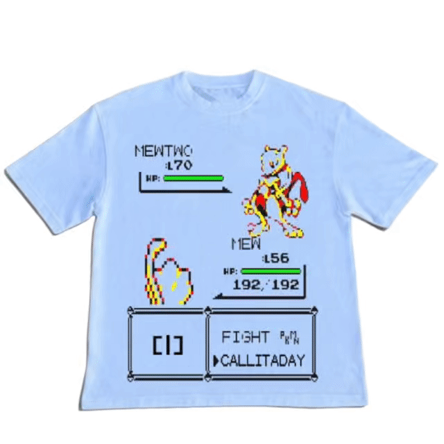 Mew vs Mewtwo Tees